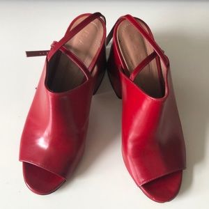 👠 Marni ankle strap chunky open-toed sandal